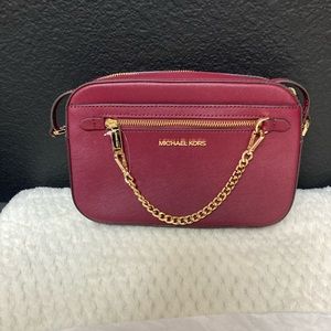 Authentic MK Burgundy Crossbody